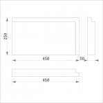 Руст (боссаж) ФР 8 (250*450)