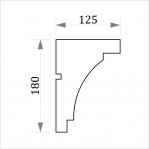 Фасадний карниз ФК35 Н 180х125