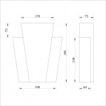 Замковий камінь ЗК 4 (h 305)