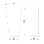 Замковий камінь ЗК 3 (h 255)