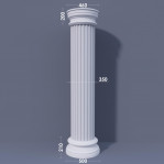 Колона канелюрная ФКА 17 d350