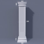 Колона квадратна ФКА 18 d350