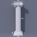 Колона канелюрная ФКА 23 d380