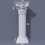 Колона канелюрная ФКА 24 d500