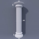 Колона канелюрная ФКА 26 d450
