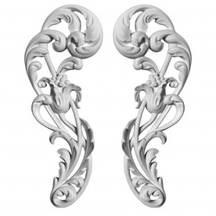 Декоративный угол у-126 h 360х143 мм