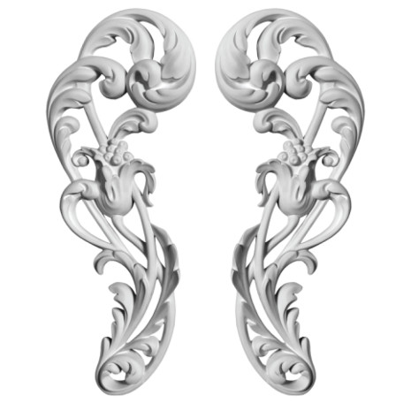 Декоративний кут у-126 h 360х143 мм