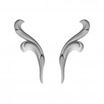 Декоративний кут у-151 h 84х25 мм.