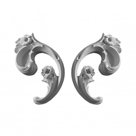 Декоративний кут у-166 h 160х96 мм