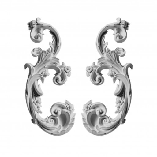 Декоративний кут у-168 h 440х178 мм