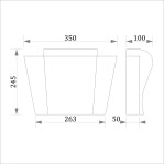 Замковий камінь ЗК 12 (h 245)