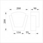 Замковий камінь ЗК 13 (h 200)