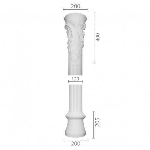 Колона з гіпсу ка-108 (1/2)