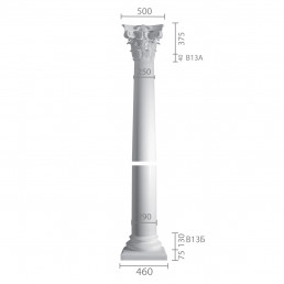 Колона з гіпсу ка-13а (энтазис)