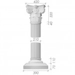 Колона з гіпсу ка-14 (1/2)