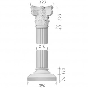 Колона з гіпсу ка-14 (1/2)