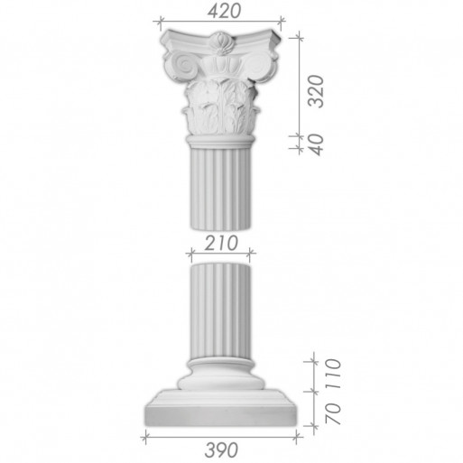 Колона з гіпсу ка-14 (1/2)