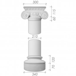 Колона з гіпсу ка-18 (1/2)