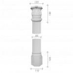 Колона з гіпсу ка-2 (1/2)