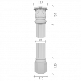 Колона з гіпсу ка-2 (1/2)