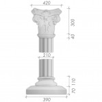 Колона з гіпсу ка-28 (1/2)