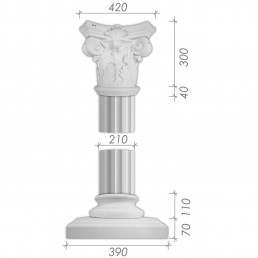 Колона з гіпсу ка-28 (1/2)