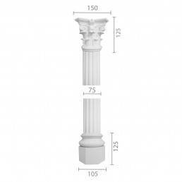 Колона з гіпсу Ка-34 (1/2)