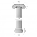 Колона з гіпсу ка-37 (1/2)