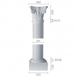 Колона з гіпсу ка-52 (1/2)
