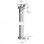 Колона з гіпсу ка-63 (1/2)
