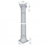 Колона з гіпсу ка-66 (ентазіс)