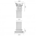 Квадратна колона з гіпсу ка-67