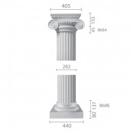 Колона з гіпсу ка-68 (1/2)