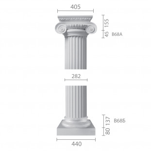 Колона з гіпсу ка-68 (1/2)