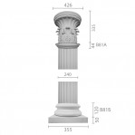 Колона з гипсу ка-81 (1/2)