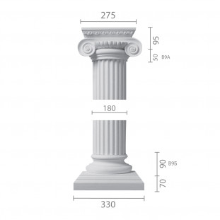 Колонна ка-9 (1/2) из бетона