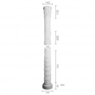 Колона з гіпсу ка-96 (1/2) Колона з гіпсу ка-96 (1/2)