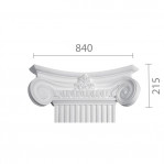 Капітель пілястри кп-78 (квадратна)