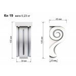 Кронштейн з гіпсу кн-19 105х50х45