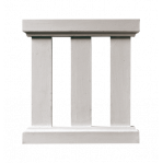 Кронштейн з гіпсу кн-47 150х140х20