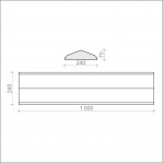 Межколонная кришка огорожі (МК 1)