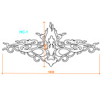 Набірний середник 1 до кута 6 (1400х635 мм)