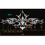 Набірний середник 1 до кута 6 (1400х635 мм)