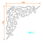 Набірний кут 1 (730х730 мм)