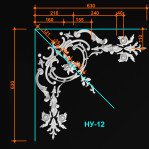 Набірний кут 12 (630х630 мм)