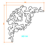 Набірний кут 14 (960х960 мм)