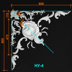 Набірний кут 4 (800х800 мм)