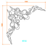 Набірний кут 6  (1080х1080 мм)