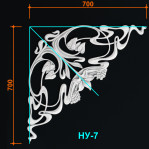 Набірний кут 7 (700х700 мм)