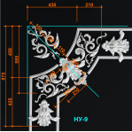 Набірний кут 9 (875х875 мм)